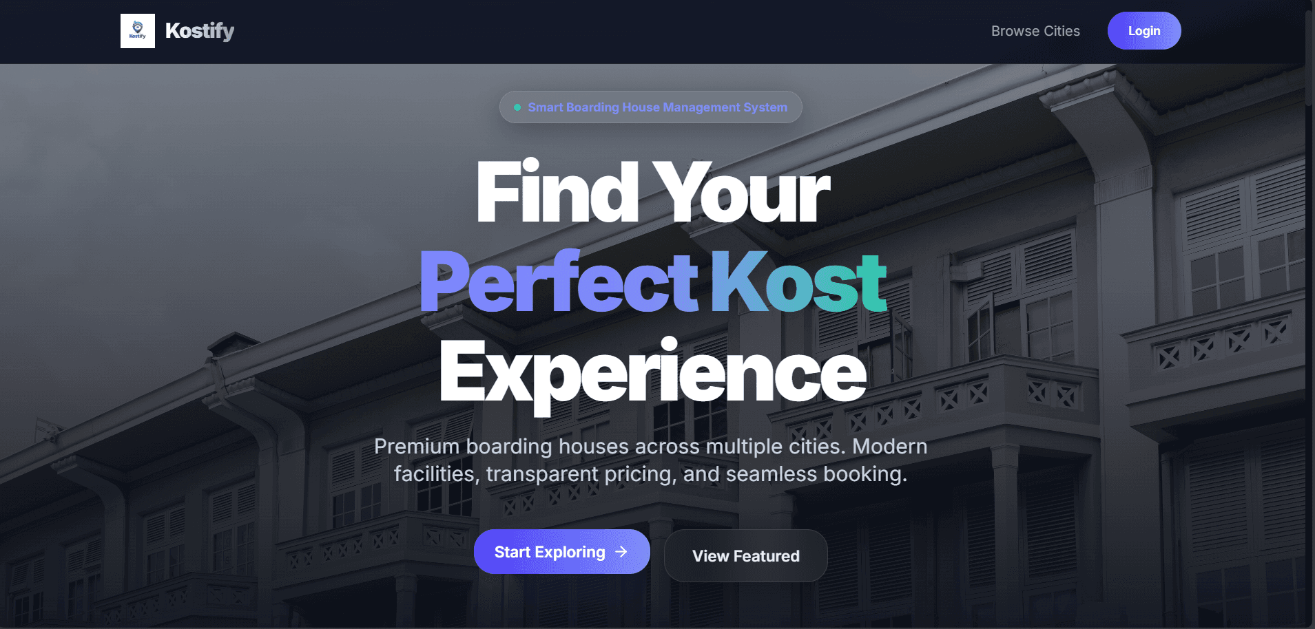 Kostify: Smart Boarding House System